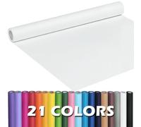 PerkHomy White Kraft Paper Roll 17.5" x 960" (80') (45cm x 25m) for Gift Wrapping Bouquet Flower Art Painting Craft Writing Packaging Shipping 80GSM 55LB (White, 17.5" x 80')