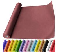 PerkHomy Wine Red Kraft Paper Roll 17.5" x 760" (63') for Gift Wrapping Bouquet Flower Art Painting Craft Writing Packaging Shipping 80GSM 55LB (Wine Red, 17.5" x 63')