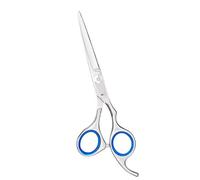 Perkin Barber Scissor with Comfort Grip, Sharp Blade, 6.5 Inch, Polished Finish, Finger Circle Protection