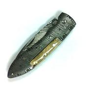 Perkin Handmade All Damascus Pocket Knife - Legal to Carry