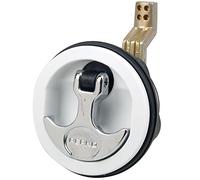 Perko 1092DP1WHT White T-Handle Surface Mount Latch - 3/4" - 2-3/8"