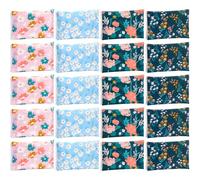 PerKoop 100 Pack Pocket Tissues Travel Slim Packs Small Facial Tissues Wallet Size Toilet Paper for Travel Guest Wedding Supplies, 4 Styles(Country Floral)