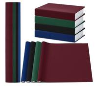 PerKoop 4 Pcs Book Cloth, 40 x 16 Inch, Fabric Surface and Paper Backed for Book Binding, 4 Colors Bookcover, Close Weave Binding Cloth for Scrapbooking Photo Album DIY Crafts Journal Hardcover Repair