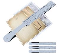 PerKoop Plastic Document Sorter Alphabetical File Organizer Compact Upright Space Saving Paper Organizer for File Office School, Grey, 2.52 x 23.5 inches (1 Set)