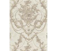 Perla Floral Damask Wallpaper Debona Textured Vinyl Gold Metallic Glitter