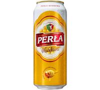 Perla Miodowa Honey Polish Lager Beer - 24 Pack of 500ml Cans | 5.4% ABV Craft Brew, Sweetly Infused, Perfect Harmony of Honey Notes - Sip the Elegance!