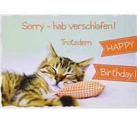 Perleberg Basic Classic Sorry Cat 11.6 x 16.6 cm, 7560003-2