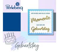 Perleberg Birth Card with It's a Boy Motif - Quality Birth Card for Girls & Boys - Lovely Gift for Birth with Matching Envelope - 11.6 x 16.6 cm