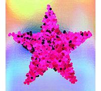 Perleberg Blank Cards with Envelope - Blingbling Collection - Card Without Lettering for All Occasions - Elegant Greeting Cards with Star - Blank Cards - Greeting Card 15 x 15 cm