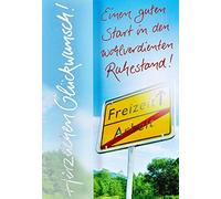 Perleberg Retirement Card Basic Classic Collection Colleagues Leaving Card 11.6 x 16.6 cm