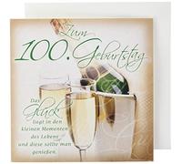 Perleberg Romantica 7750056-2 100th Birthday Champagne Flutes 15 x 15 cm