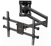 Perlegear Long Reach 700 mm TV Wall Bracket with ±90° Swivel, Corner TV Bracket for 32-65″ TVs up to 60 KG, Dual Tilt Adjustment, Max VESA 400x400mm, Cable Management PGMF24B