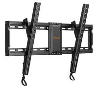 Perlegear Tilt TV Wall Bracket for 37-82 Inch Flat or Curved TVs, TV Bracket with Pull Cord Locks Fits 12″-24″ Wood Studs, TV Wall Mount Supports up to 60 kg, Max VESA 600x400mm, PGLT12B