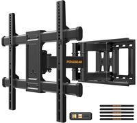 Perlegear TV Wall Bracket for 37-84 Inch Flat/Curved TVs up to 60kg, Swivel Tilt