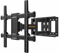 Perlegear TV Wall Bracket for 37-84 Inch Flat/Curved TVs up to 60kg, Swivel Tilt
