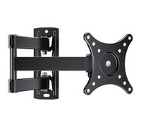 TV Wall Bracket, Swivels Tilts Extends Rotates TV Wall Mount for 10-32 inch TVs up to 20KG, Max VESA 100X100mm