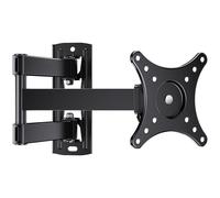 Perlegear TV Wall Bracket for Most 10-32 inch TVs or Monitors up to 20kg, Full Motion TV Wall Mount Swivels, Tilts, Extends, Rotates, Fits VESA 50x50