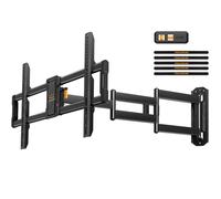 Perlegear TV Wall Bracket with 943mm Long Arm for 42-84 Inch TVs, Extra Long Reach Wall Mount, Articulating Arm Full Motion TV Bracket with Swivel &