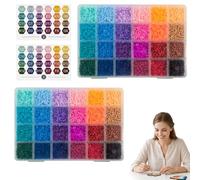 Perler Beads and Hama Beads Set, Creative Craft Supplies for Adult Stress Relief and Decorative Projects, Approximately Iron Beads in 2.6mm Size 14400