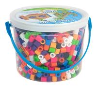 Perler Plastic Biggie Fun Fusion Fuse Bead Bucket-Assorted Colors, 17cm x 17cm x 12cm