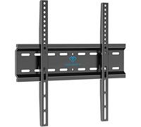 PERLESMITH TV Wall Bracket for 26-55 inch Flat&Curved TV or Monitor up to 50 KG, Sturdy TV Bracket with Max VESA 400X400 mm