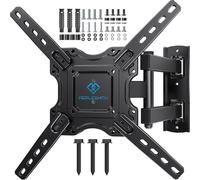 TV Wall Mount, Swivels Tilts Extends Heavy Duty TV Mount Bracket for 32-55 inch Plasma & Curved TV up to 40kg Max VESA 400x400mm