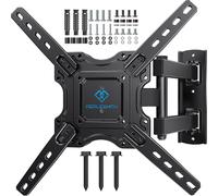 TV Wall Mount, Swivels Tilts Extends Heavy Duty TV Mount Bracket for 32-55 inch Plasma & Curved TV up to 40kg Max VESA 400x400mm