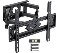 TV Wall Bracket, Swivel Tilt Wall Mount for 26-65 Inch Flat & Curved TV up to 45kg, Bracket Max. VESA 400x400mm