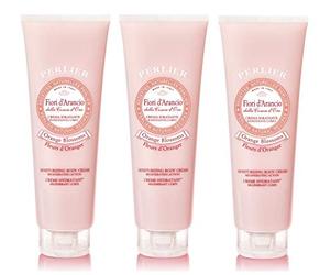 Perlier:"Fiori d'Arancio della Conca d'Oro" Moisturizing Body Cream, Orange Blossom Scent 8.4 Fluid Ounces (250mL) Tube Pack of 3 [ Italian Import ]