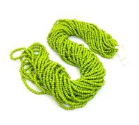 Perlin 2 mm Seed Beads Glass Beads Indian Seed Beads Pony Beads Preciosa Ornela Czech 9000 Pieces CZ 11/0 on Multiple Strands (Olive Green Opaque)