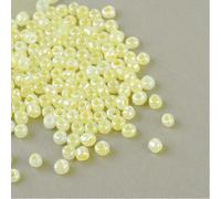 Perlin Seed Beads Glass Beads Indian Beads Seed Beads Pony Beads 2 mm Ceylon 10 Colours 11/0 Ceylon Lustred Seed Beads 6500 Pieces (Cultured Pearls Krem)