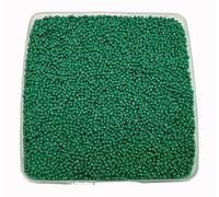Perlin Seed Beads Glass Native American Beads Seed Beads Pony Beads 2 mm 11/0 Seed Beads 6500 Pieces (Dark Green)