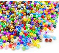 Perlin Seed Beads Native American Seed Beads Pony Beads Preciosa Ornela Czech 2 mm 9000 Pieces CZ 11/0 on Multiple Strands Mixed Colours Seed Beads