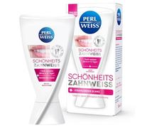 Perlweiss Beauty Teeth Whitening Toothpaste - with Unique Pearl Powder Against Discolouration - for Visible Teeth Whitening, Radiant Shine & Enamel Protection, 50 ml