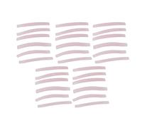Perm Eyelash Curler Silicone Pads Lash Lift Shields 15 Pairs with Flexible Structure, Washable, for Individuals, Beauty Salons (Pink)