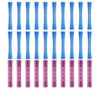 Perm Kit 30 PCS, Versatile Perm Rods for Men and Women, Ideal for Short and Long Hair, Blue and Purple