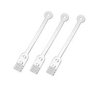 Perm Rods, Transparent Rubber 50 Perm Rod Bands With About 3.28 in Length Perm Kit Hair Rods for Delivering Beautiful Curls, Home Use or Salon Professional Color