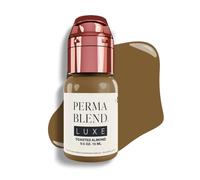 Perma Blend Luxe Brow Pigment for Permanent Makeup Supplies Professional Eyebrow Tattoo Ink, Toasted Almond, 15 ml