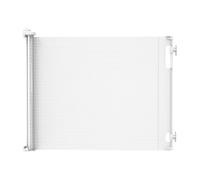 Perma Child Safety, Retractable Baby Gate Adjustable Safety Barrier For Doorways And Hallway Easy One Hand Operation Secure Lock System, White, 1.8 Meter