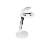 Perma Jewel Equipment Halo Daylight Magnifying Lamp With 2.25X And 4.0X Lenses - Foldable Led Craft Light With 5 Diopter Main Lens