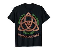 Permaculture Care for the Earth Triquetra Permaculture T-Shirt