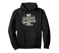 Permaculture Homesteader Who Talks Garden Listens Talking Pullover Hoodie