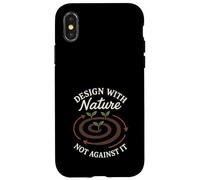 Permaculture Regenerative Gardening Sustainable Homestead Case for iPhone X/XS