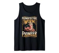 Permaculture Worm Pioneer Farming Compost Tank Top