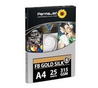 PermaJet FB Gold Silk 315 | A4 25 Sheets | Satin Silk Baryta Fine Art Photo Inkjet Paper