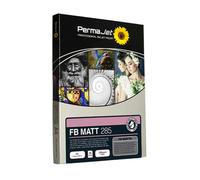 Permajet APJ20613 Photo Paper Matte White A6 - Photo Papers (White, Matt, 285 g/m2, A6, 25 Sheets)