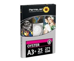 PermaJet Oyster 271gsm | A3+ 25 Sheets | Inkjet Semi-Gloss/Lustre Printer Photo Paper