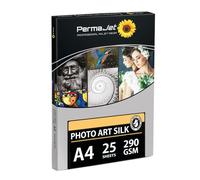 PermaJet Photo Art Silk 290gsm | A4-25 Sheets | Photo Paper, Silk Finish