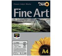 PermaJet Titanium Lustre 280gsm | Metallic/Lustre Photo Inkjet Paper | Instant Dry | Range of Sizes