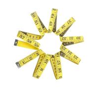 Permanent 150cm PVC Glassfiber Seamstress Measuring Tape Double Scale for Sewing Craft Body Measurement 5 Color Preferences Home Tailoring Measurement Set